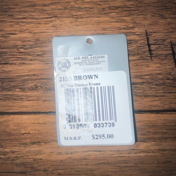 Vintage🤎top handle crossbody bag kiss lock bag leather bag oroton bag - Picture 8 of 16